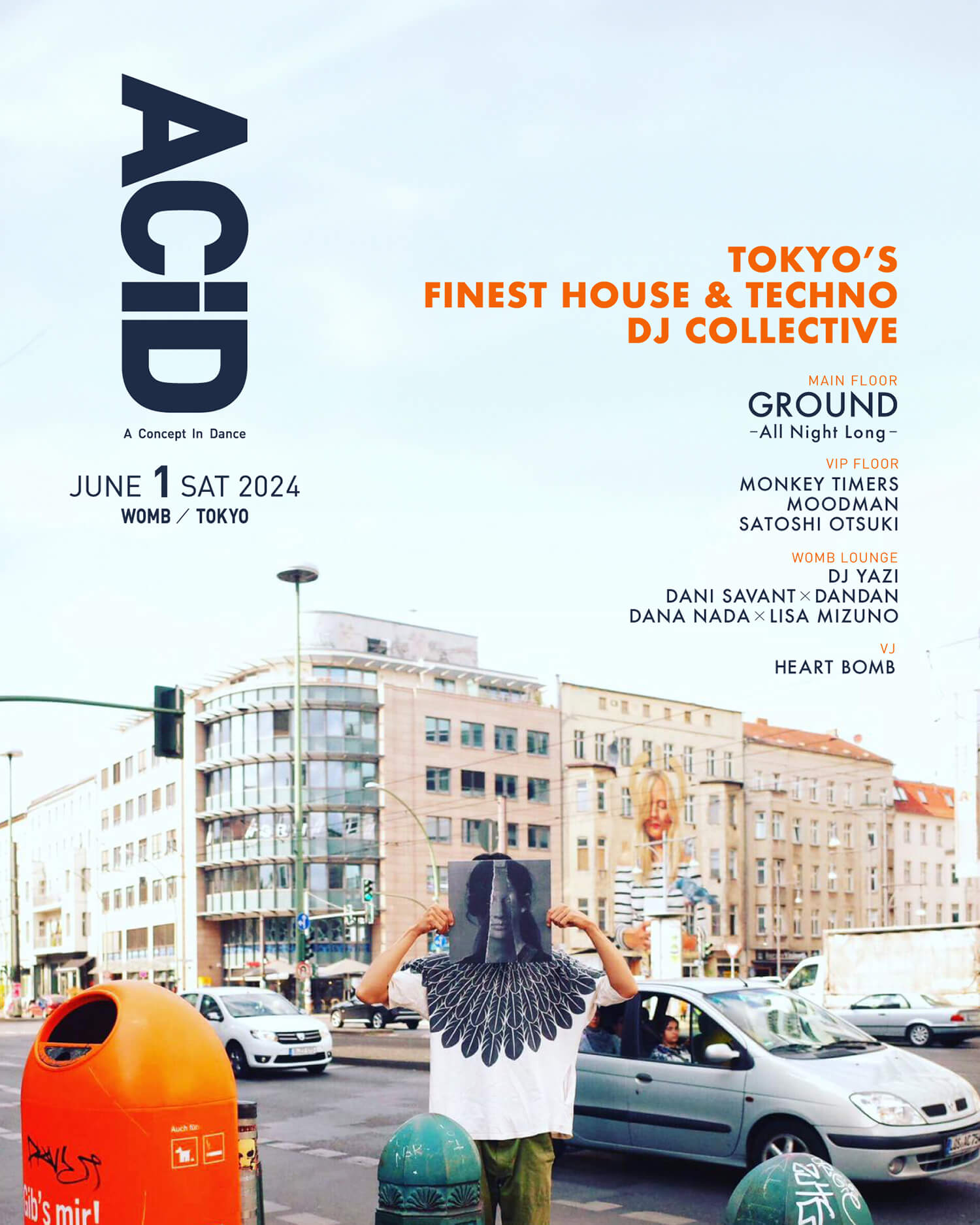 ACiD: A Concept in Dance - TOKYO’S FINEST HOUSE & TECHNO DJ COLLECTIVE